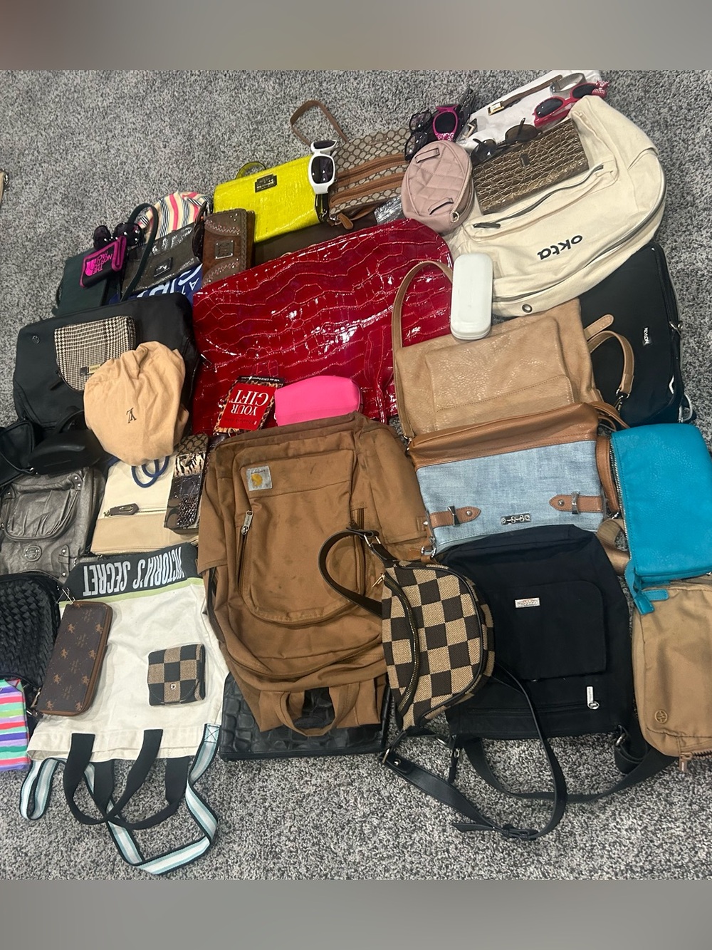 LV, Kate Spade, Gucci Purse Wallet Accessories Wholesale Reseller Box 50Pc NWT - Picture 5 of 13